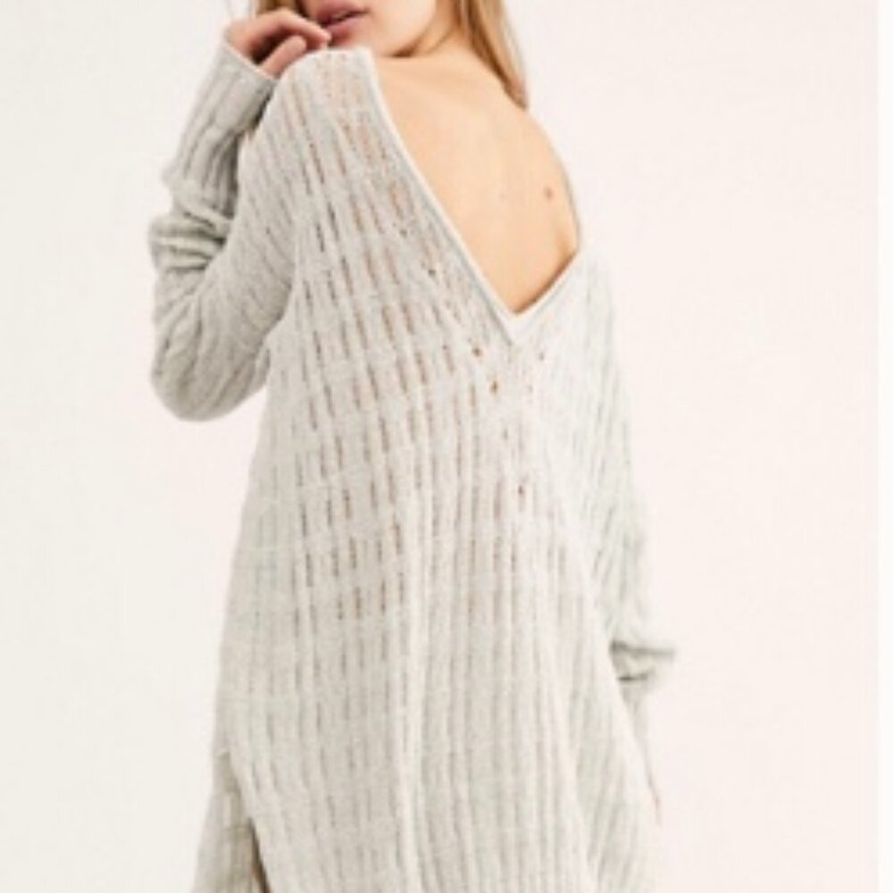 Free People Pretty In Pointelle Sweater